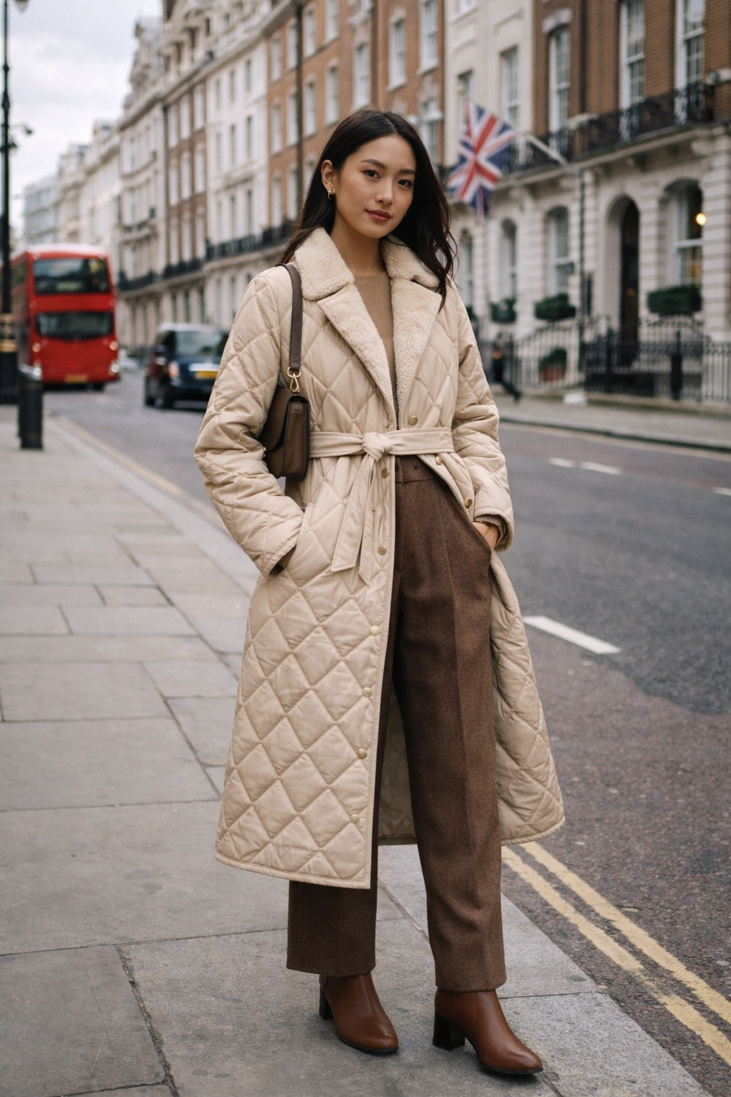 Model wearing styled outfit